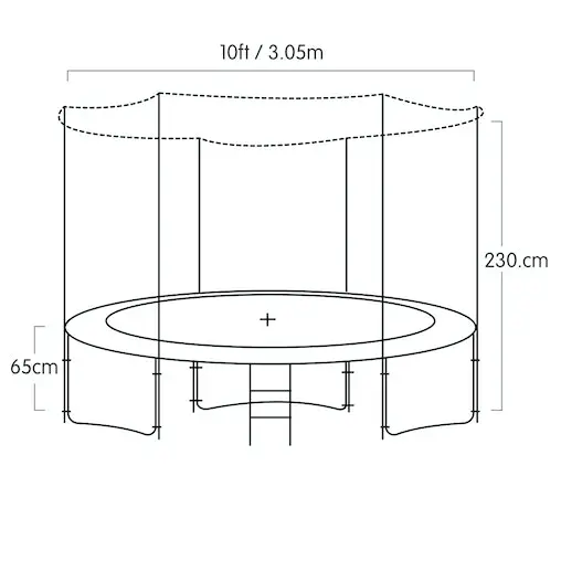 Kahuna Blizzard Trampoline 10ft - Orange - Image 14