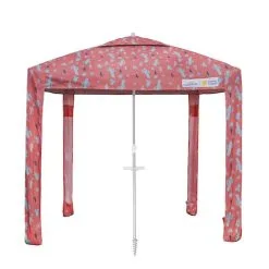 Coolaroo Cancer Council Endorsed Beach Cabana Dark Pink Cactus 1.8m X1.8m