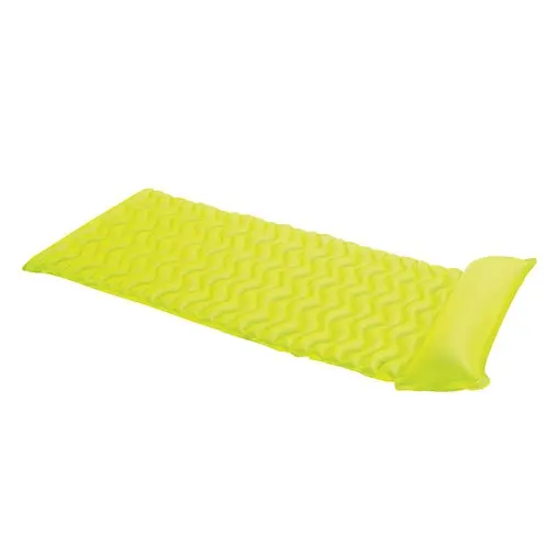 2PK Intex Tote N Floating 229cm Inflatable Pool/Swimming Mat W/Pillow Yellow 14+ - Image 5
