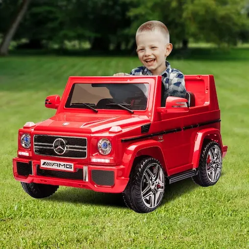 Kahuna Mercedes Benz AMG G65 Licensed Kids Ride On Electric Car With RC - Red - Image 8