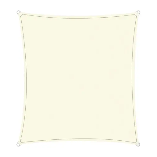 Wallaroo Waterproof Outdoor Shade Sail Canopy Sun Cloth Square 3x3M