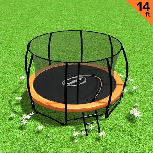Trampoline Kahuna Classic 14ft Round - Orange - Image 2