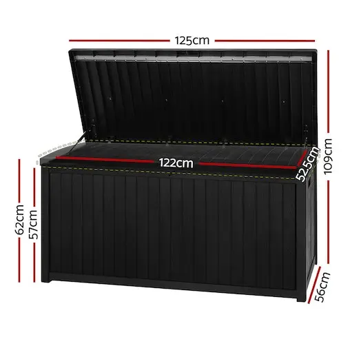Gardeon Outdoor Storage Bench 430L - Image 2