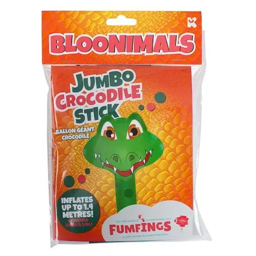 2x Fumfings Novelty 1.4m Bloonimals Inflatable Crocodile Balloon Birthday Decor - Image 6