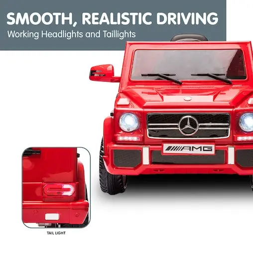 Kahuna Mercedes Benz AMG G65 Licensed Kids Ride On Electric Car With RC - Red - Image 11