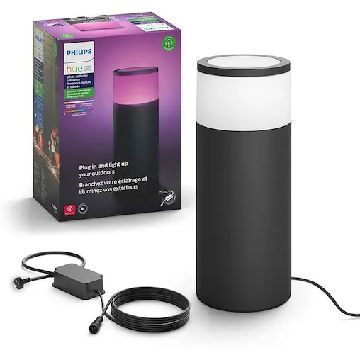 2PK Philips Hue Outdoor Pedestal Colour Ambiance Light/Lighting Extension Kit - Image 10
