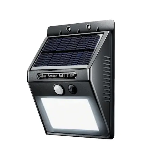 4x Sansai Wall Motion Sensor Solar Rechargeable LED Indoor/Outdoor/Garden Lights - Image 2
