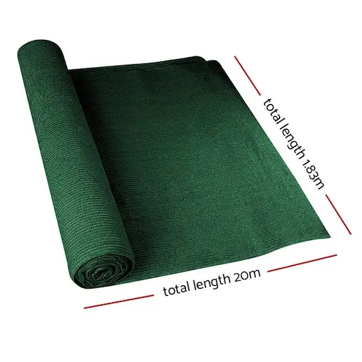 Instahut 50% Sun Shade Cloth Shadecloth Sail Outdoor 100gsm 1.83x20m GR - Image 2