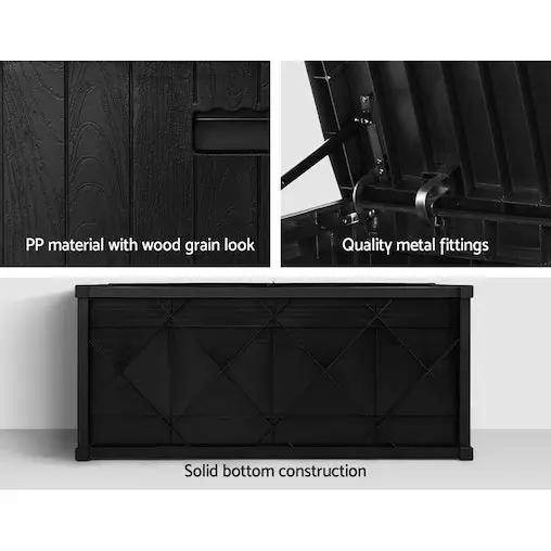 Gardeon Outdoor Storage Bench 430L - Image 5