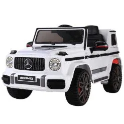 Rigo Mercedes-Benz Licensed Ride On Car AMG G63 Kids Toy White