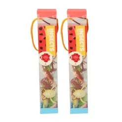 2x Fumfings Animal Insects Animal Tube 25cm Collectibles Figures 3y+ Kids Assort