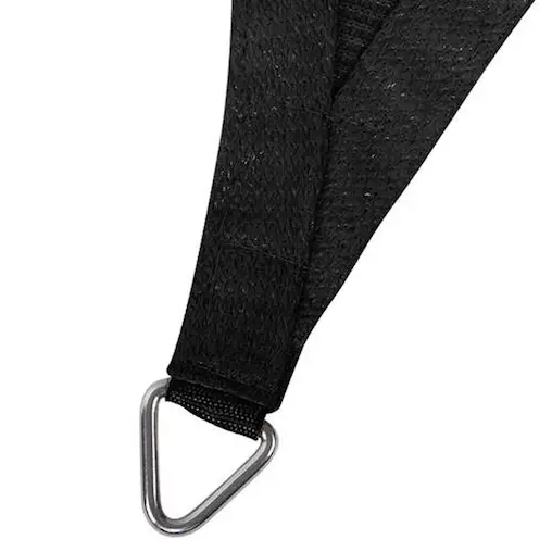 Instahut Sun Shade Sail Cloth Shadecloth Outdoor Canopy Rectangle 280gsm 5x7m Black - Image 3