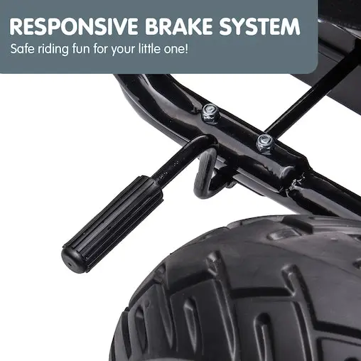 Kahuna G18 Kids Ride On Pedal Go Kart - Blue - Image 7