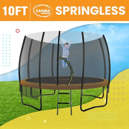 Kahuna Twister 10ft Springless Trampoline - Image 11