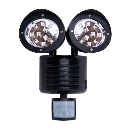 Ultracharge LED Flood Wall Light Outdoor 8W Wireless Motion Sensor Solar Charged