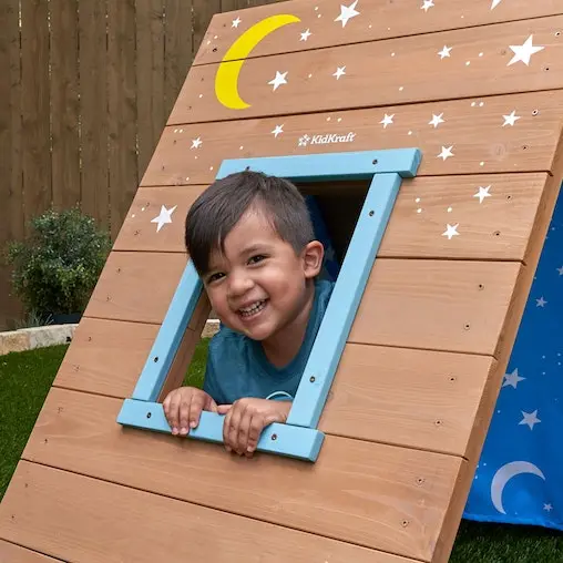 KidKraft A-Frame Hideaway And Climb - Image 6