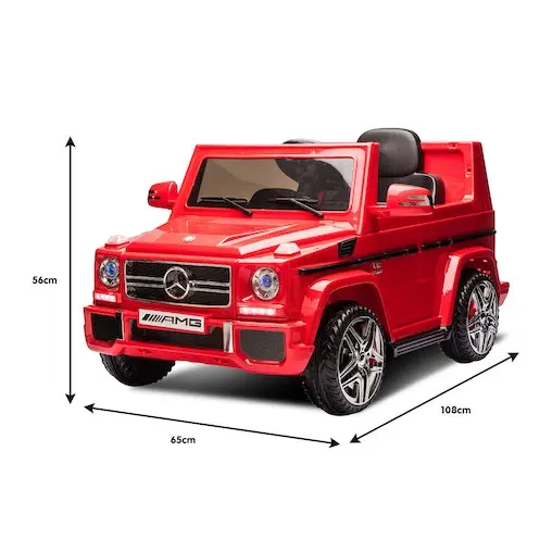 Kahuna Mercedes Benz AMG G65 Licensed Kids Ride On Electric Car With RC - Red - Image 5