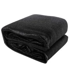 Instahut Sun Shade Sail Cloth Shadecloth Outdoor Canopy Rectangle 280gsm 6x7m Black