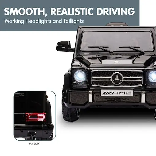 Kahuna Mercedes Benz AMG G65 Licensed Kids Ride On Electric Car Remote Control - Black - Image 11