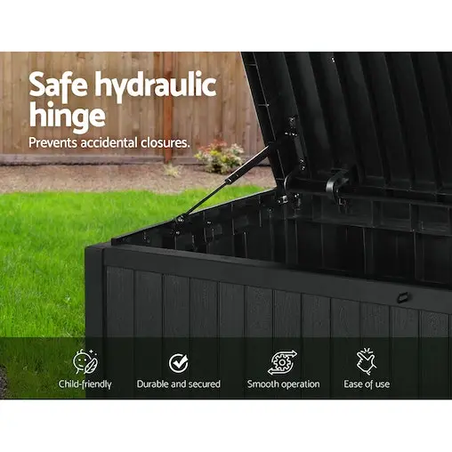 Gardeon Outdoor Storage Bench 430L - Image 6