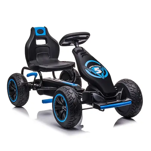 Kahuna G18 Kids Ride On Pedal Go Kart - Blue - Image 14